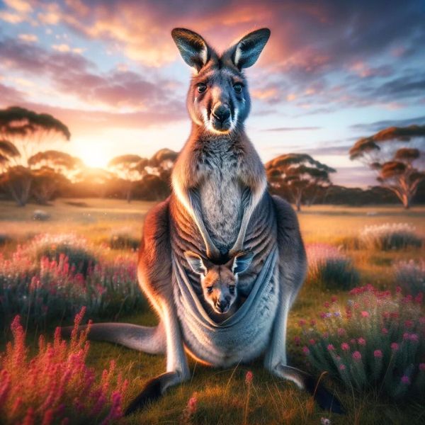 Nature Lover Captions For Kangaroo Pictures