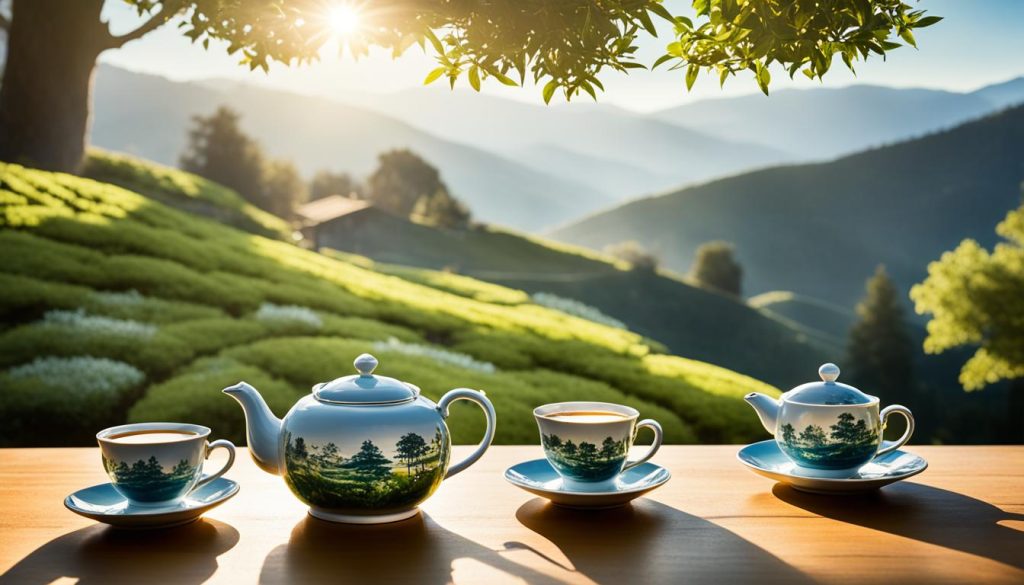 best tea garden captions