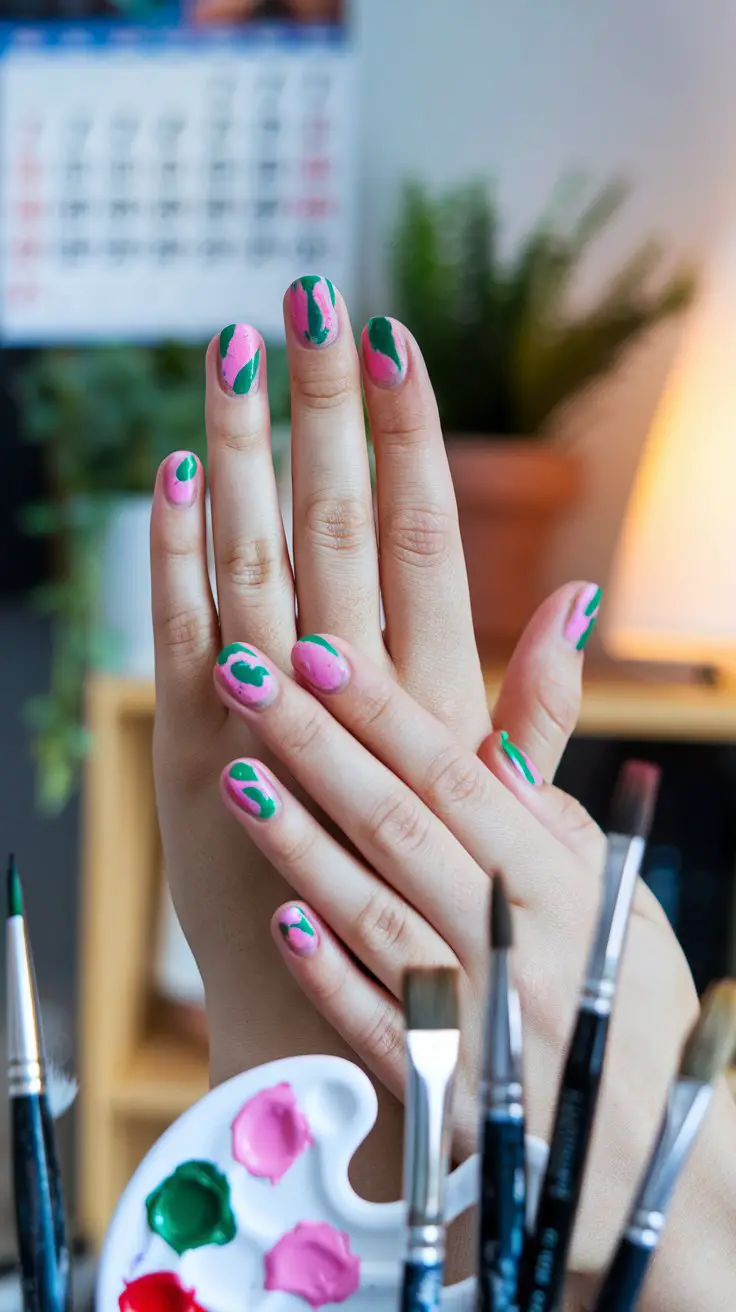 Abstract Brush Strokes (That Make Your Hands Look Like Moving Art)