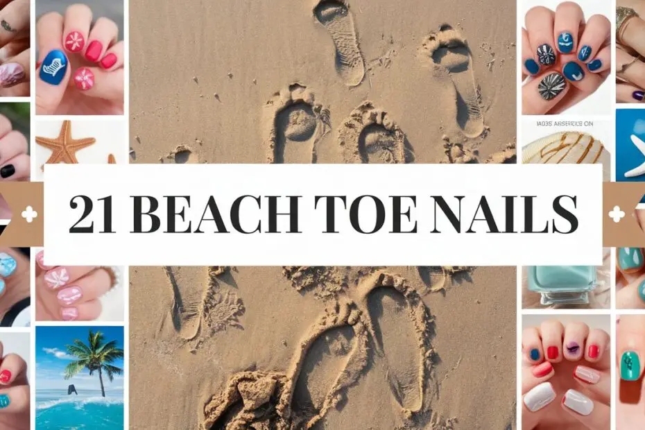 Beach Toe Nails