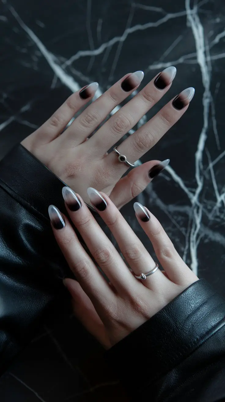 Black to Clear Gradient (That’s Giving Gothic Chic)