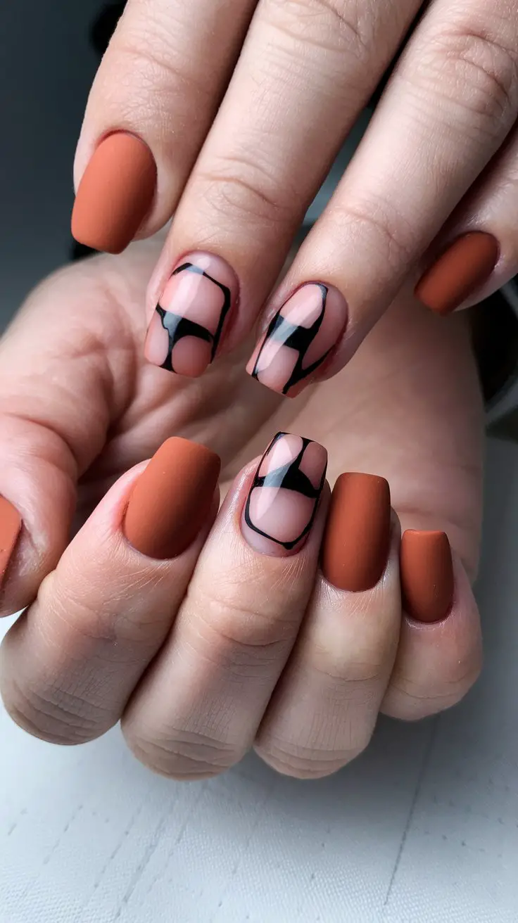 Burnt Orange Negative Space (That’s Minimalism With Attitude)