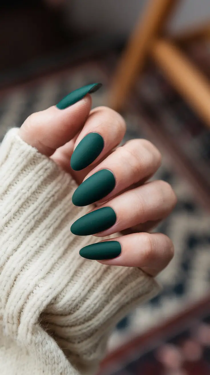 Deep Forest Velvet Matte (That Makes Your Fingers Look Ridiculously Elongated)