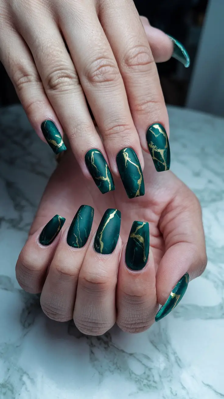 Emerald Marble Swirls (That Hypnotize Anyone Who Sees Them)