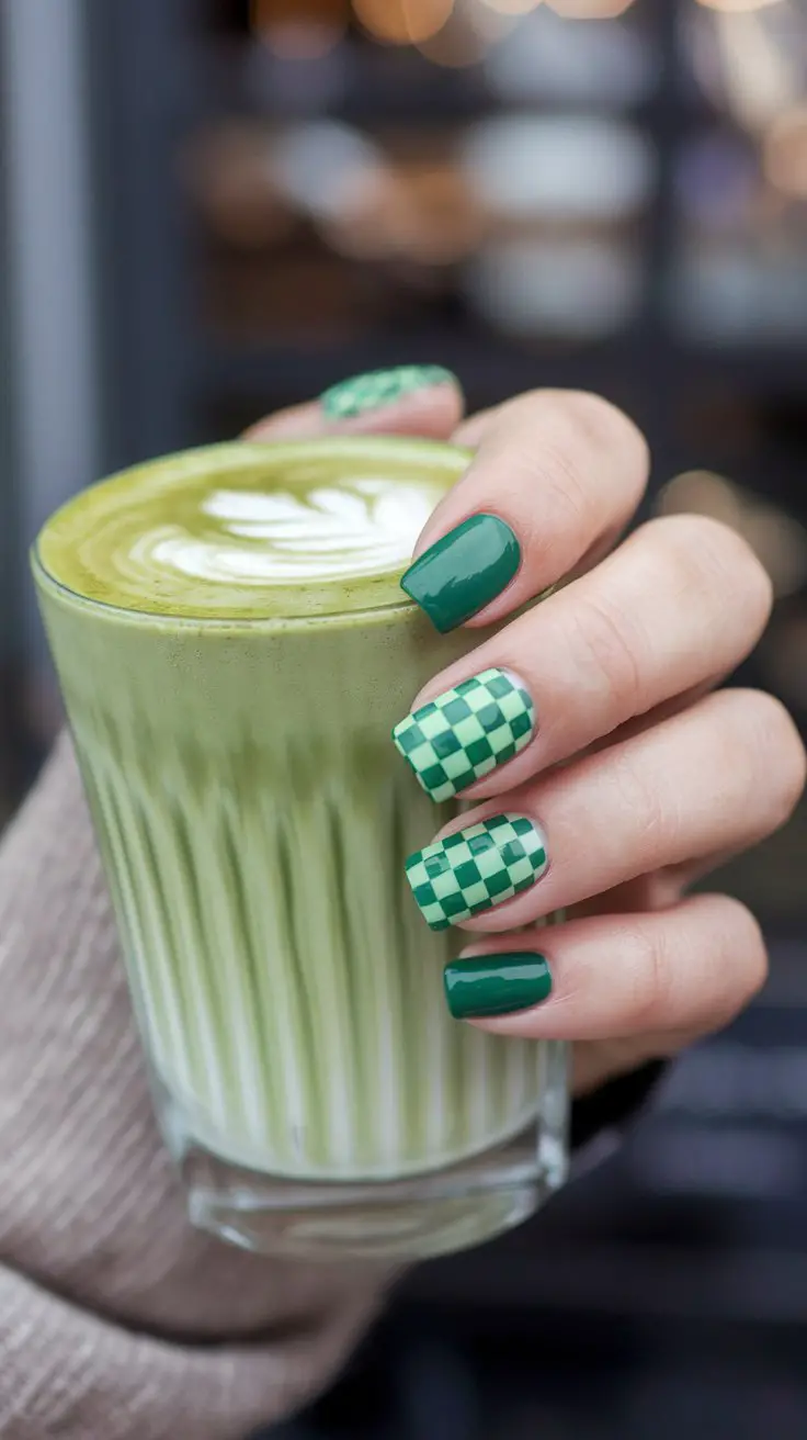 Evergreen Checkerboard (That Gives Retro Vibes)