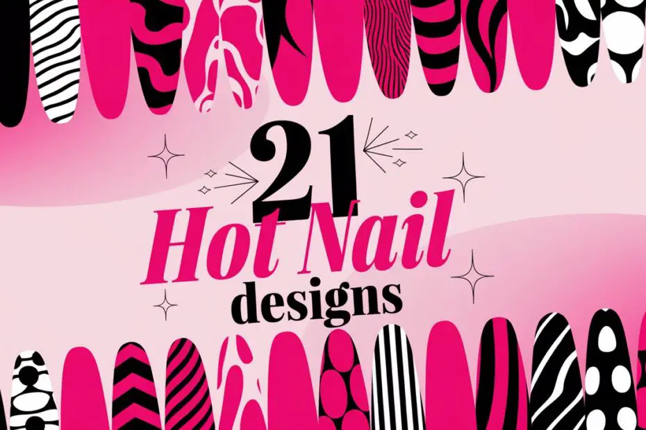 Hot Pink Nail Designs