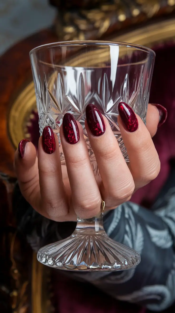 Oval Burgundy Glazed (That Says “I Own Multiple Vacation Properties”)