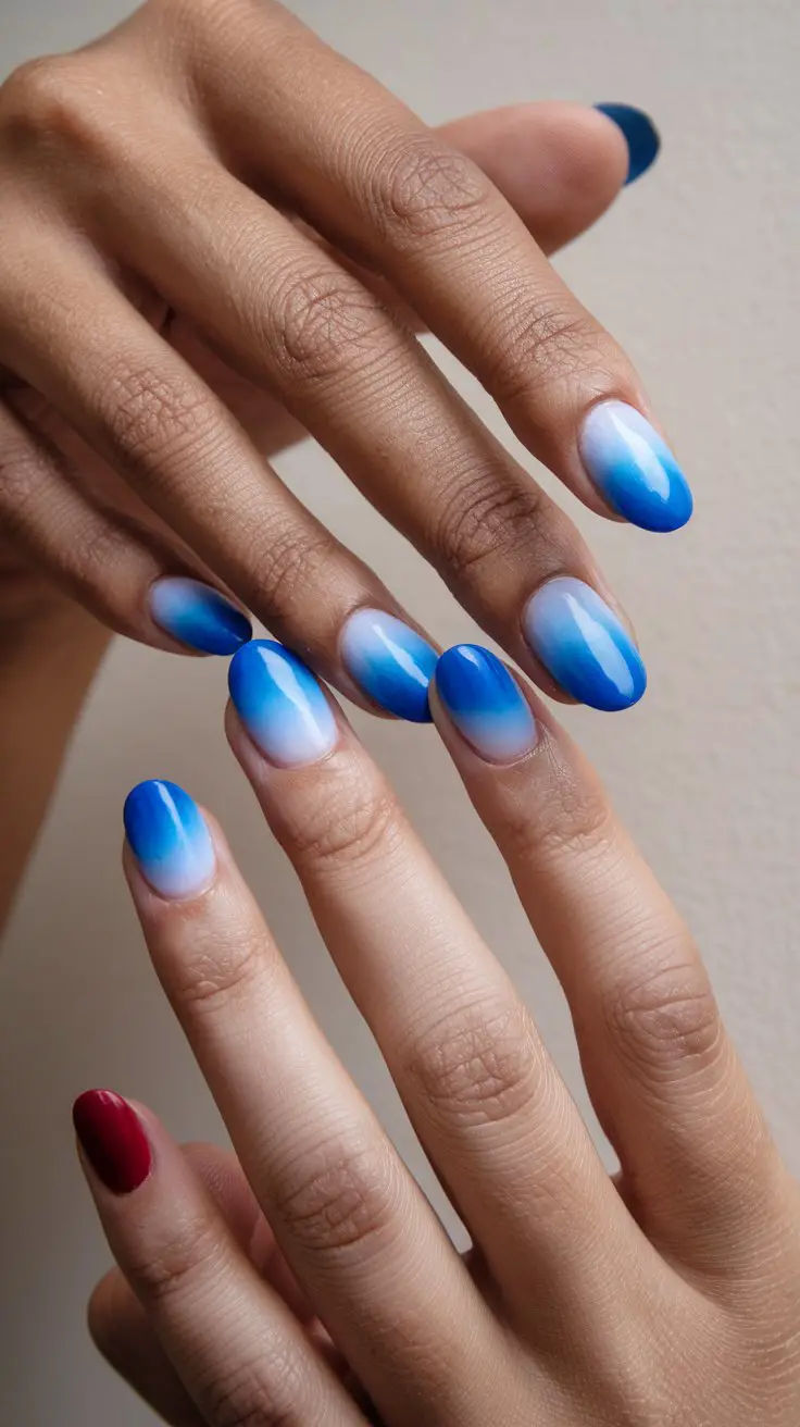 Royal Blue Ombré (That Makes Ocean Waves Jealous)