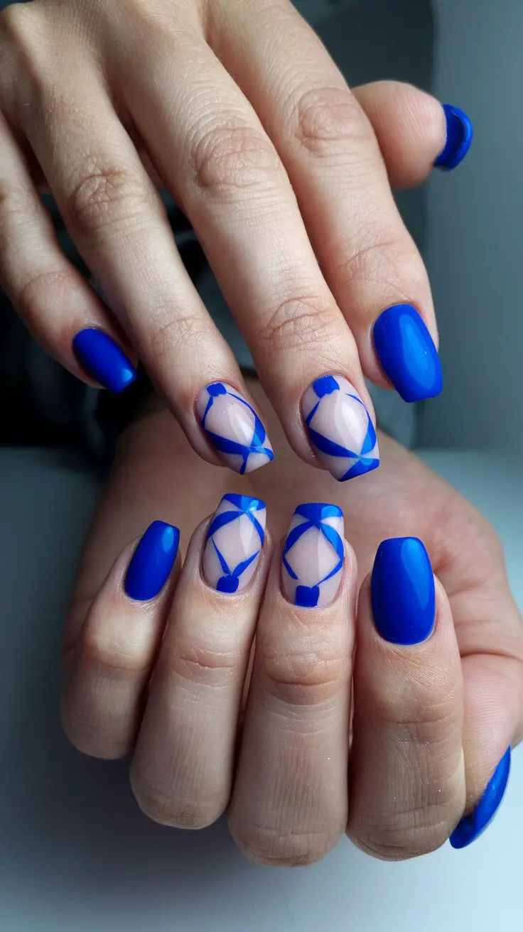 Royal Blue with Negative Space (That’s Architectural Genius)