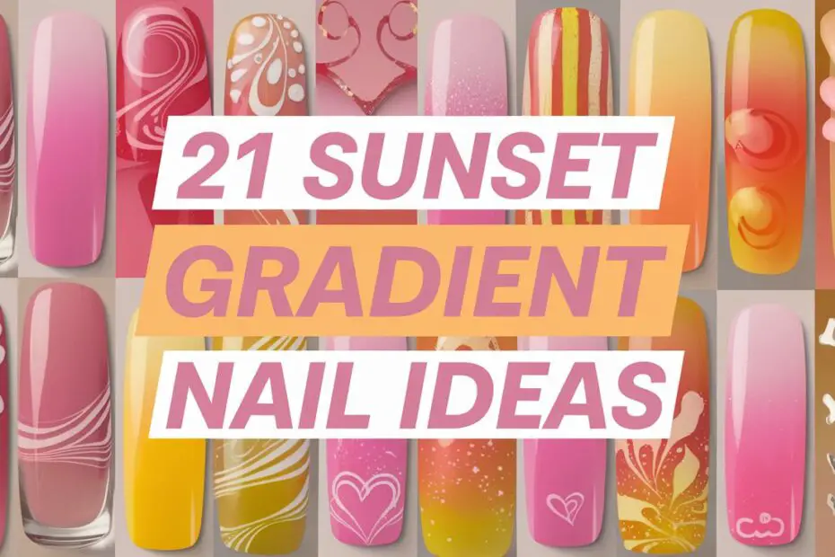 Sunset Gradient Nail Ideas