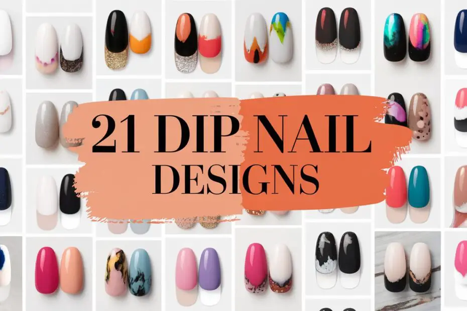 Dip Nail Designs