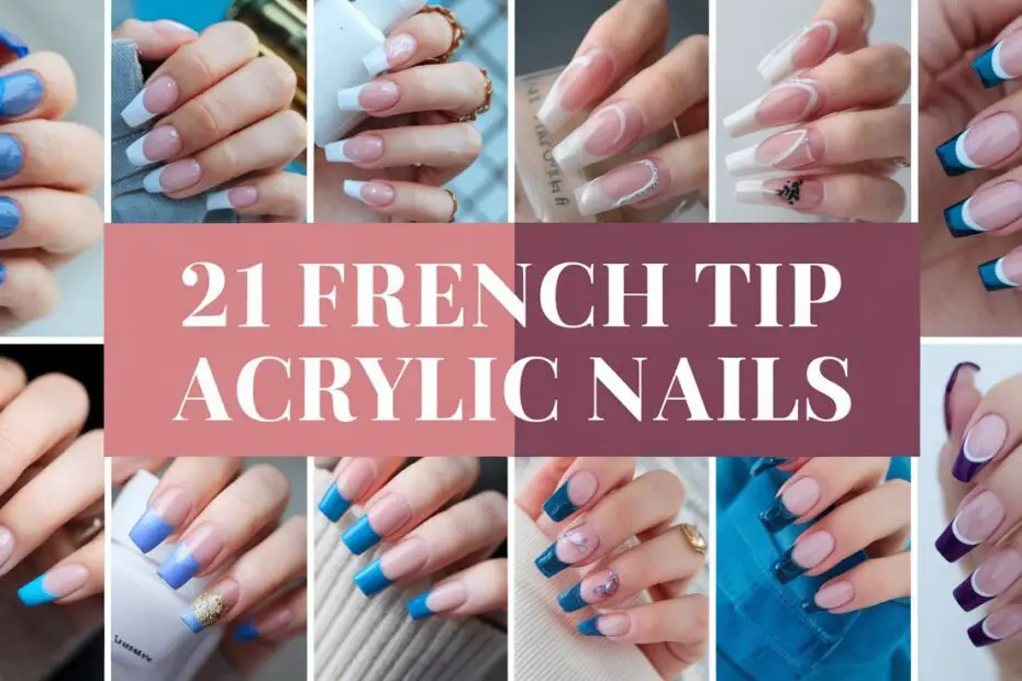 French Tip Acrylic Nails