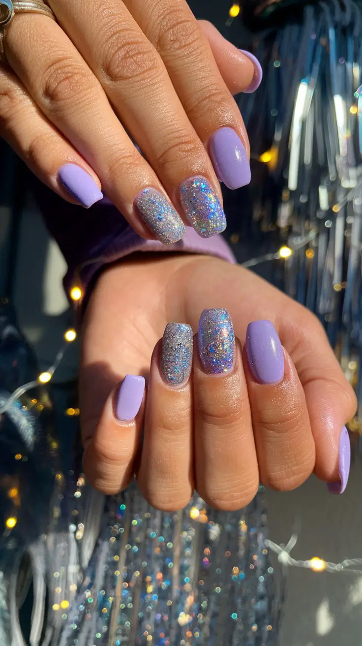 Glitter Gradient Lavender (Because Sometimes You Need to Sparkle)