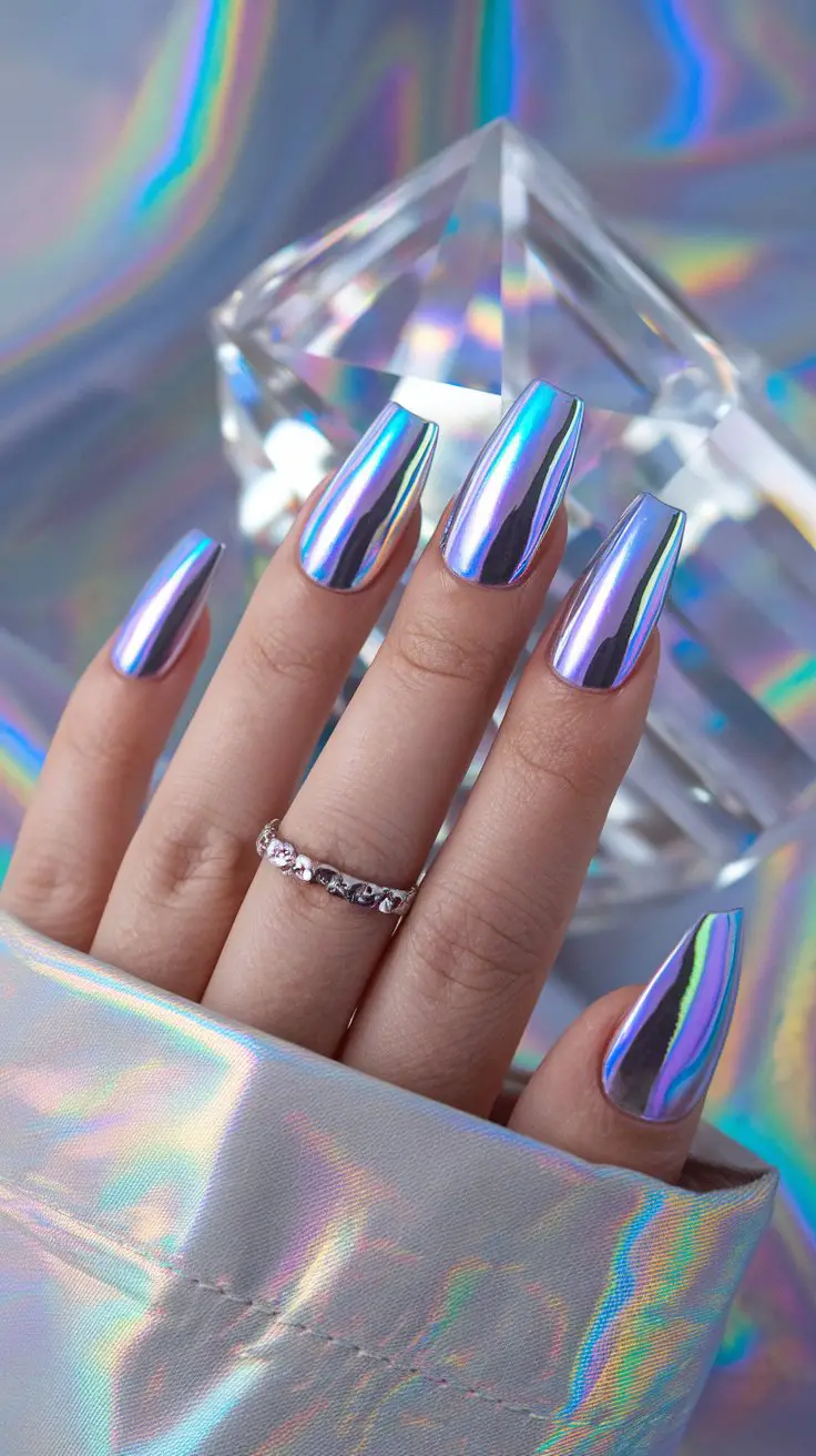 Holographic Chrome (That Screams “I’m From the Future”)