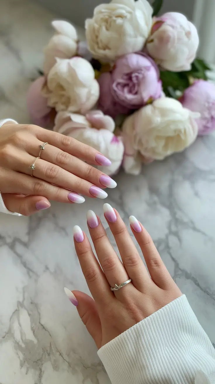 Ombré Lilac to White Fade (The I Woke Up Like This Vibe)