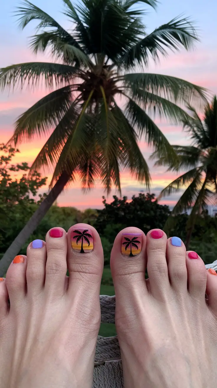 Palm Tree Silhouettes (That Transport You to Paradise)