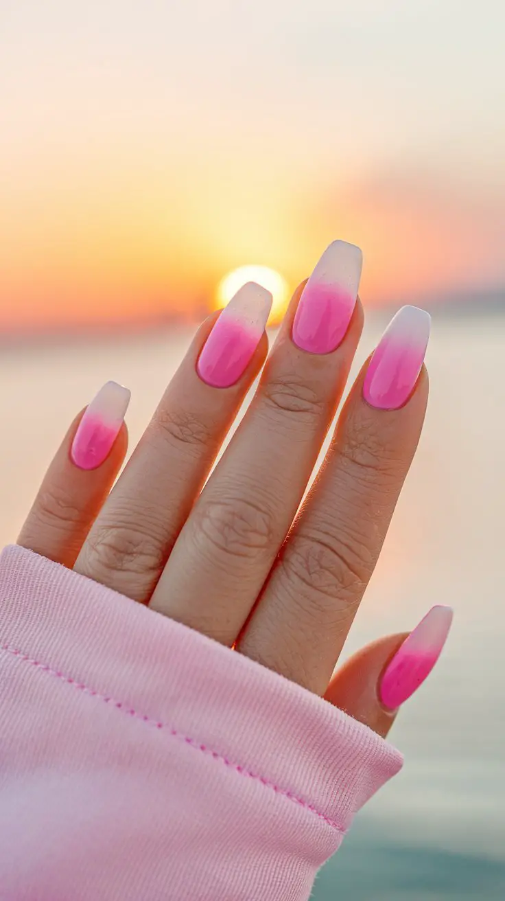 Pink Ombré Dreams (That Fade Like A Perfect Sunset But In Nail Form)