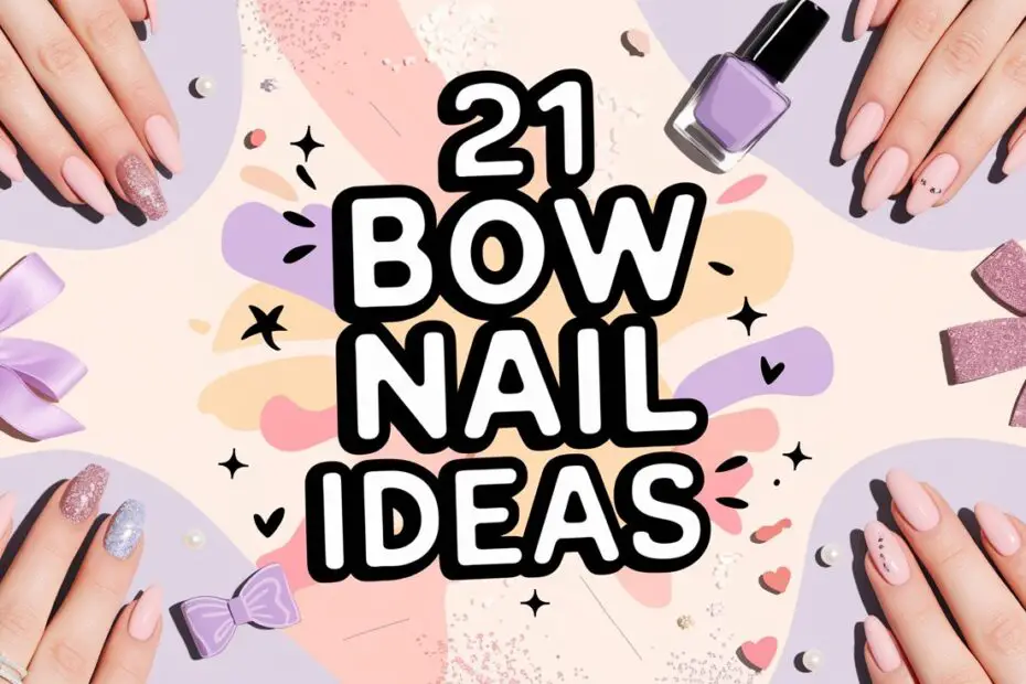 Bow Nail Ideas
