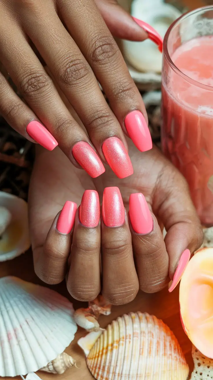 Coral Sunset Glow (That Brings Summer Vibes All Year Long)