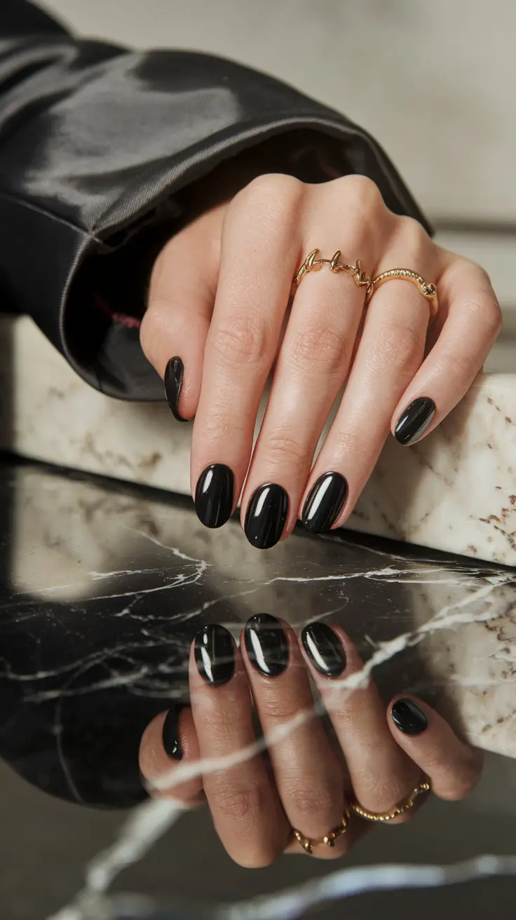 Glossy Black Perfection (That Says “I Could End Your Career With One Flick”)