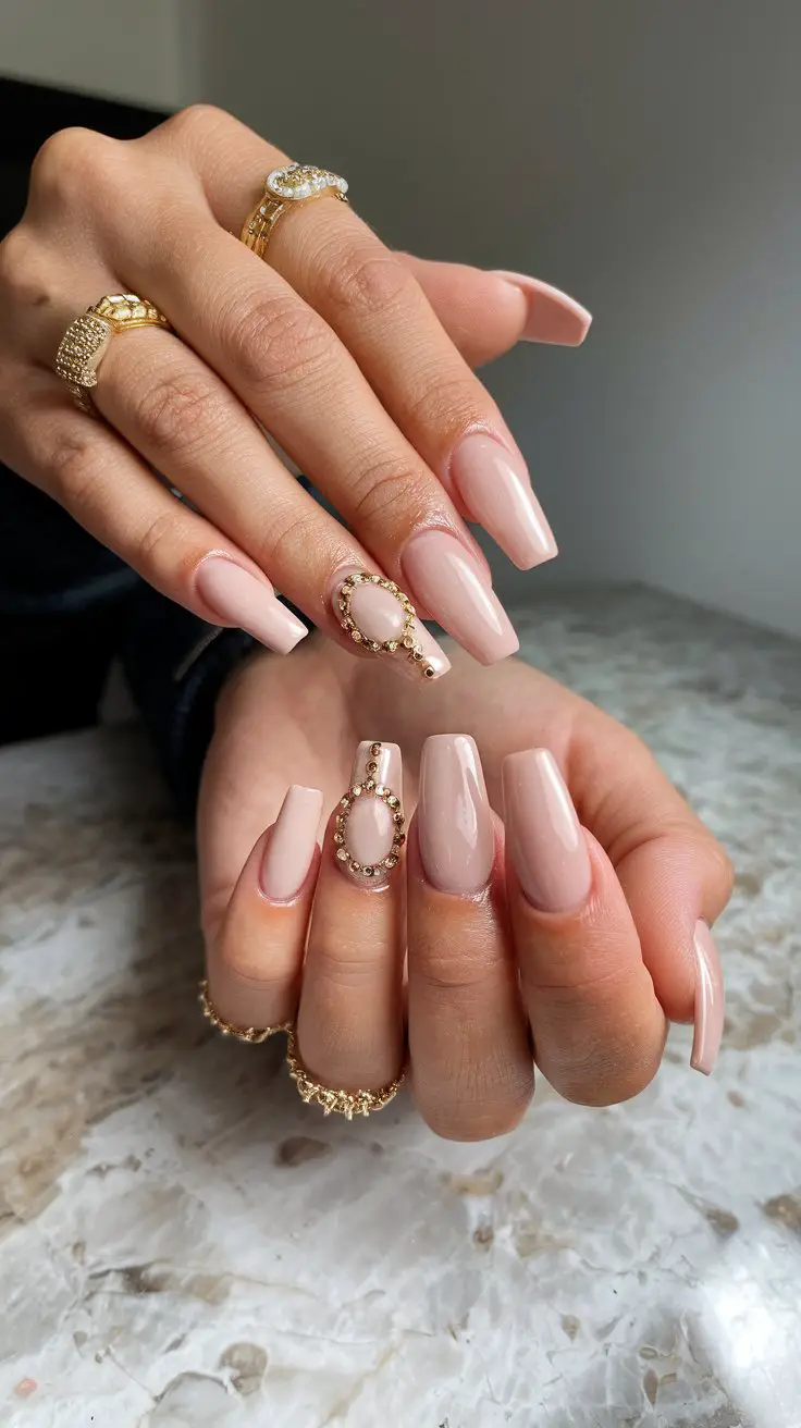 Glossy Nude Perfection (That Makes Your Fingers Look 10x Longer)