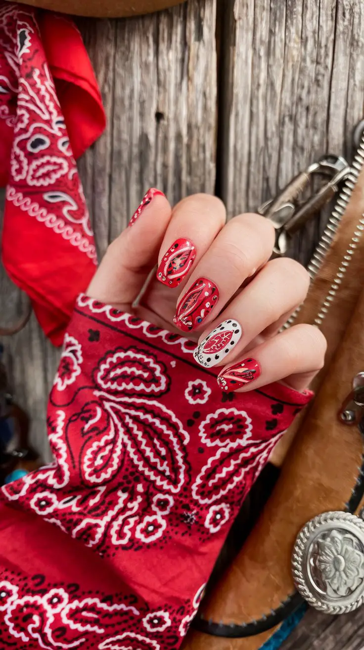 Bandana Print Accent (Channel Your Inner Outlaw)