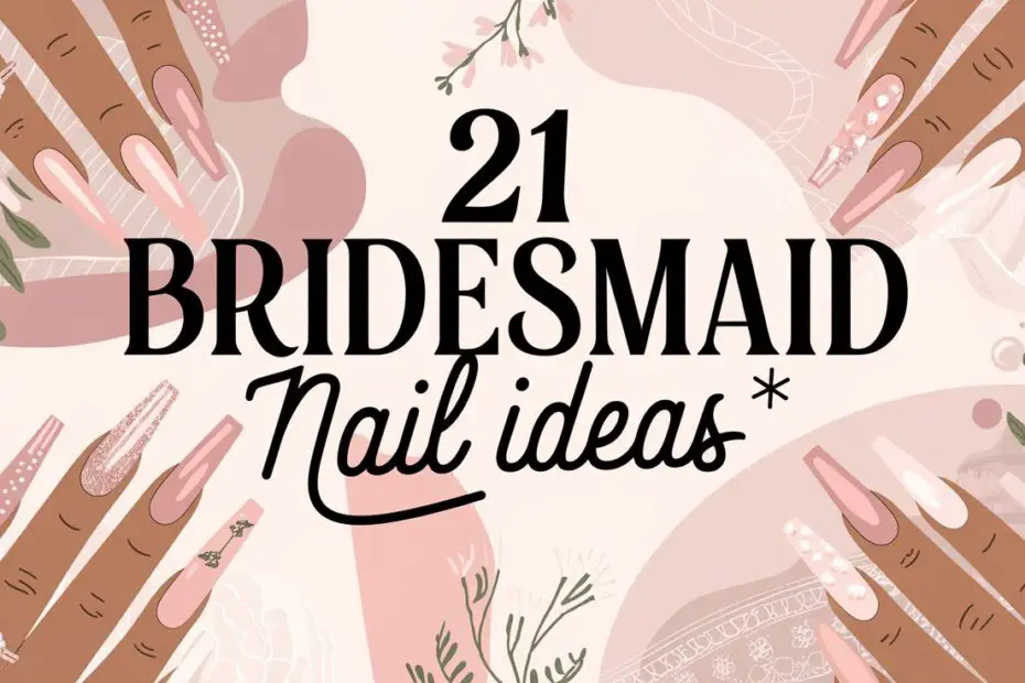 Bridesmaid Nail Ideas