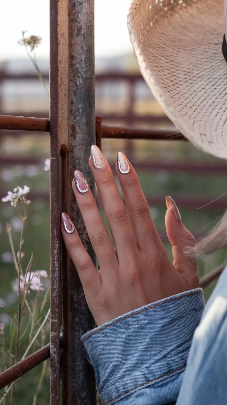 Horseshoe French Tips (Lucky in Love and Nail Game)
