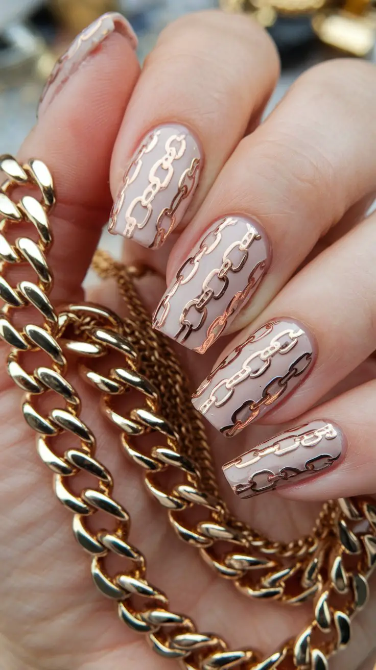 Rose Gold Chain Link Design (Jewelry You Can’t Lose)