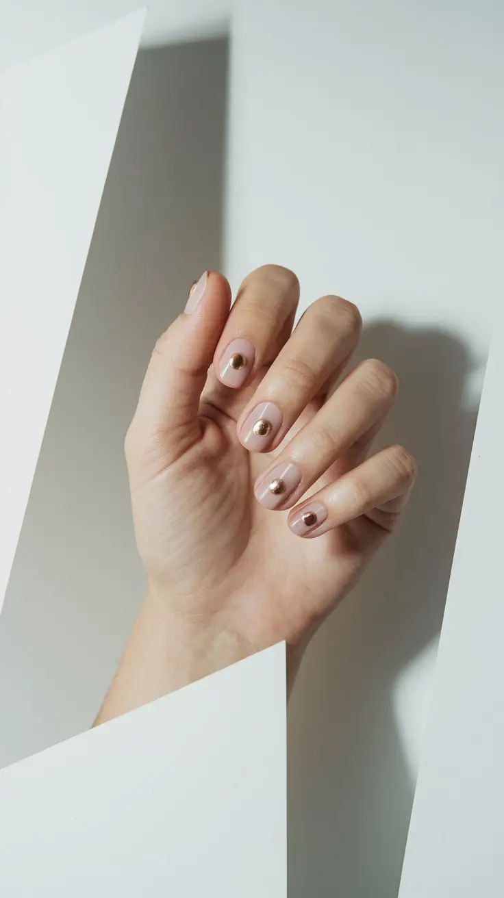 Rose Gold Minimalist Dots (Less is More, But Make it Chic)