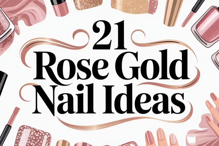 Rose Gold Nail Ideas