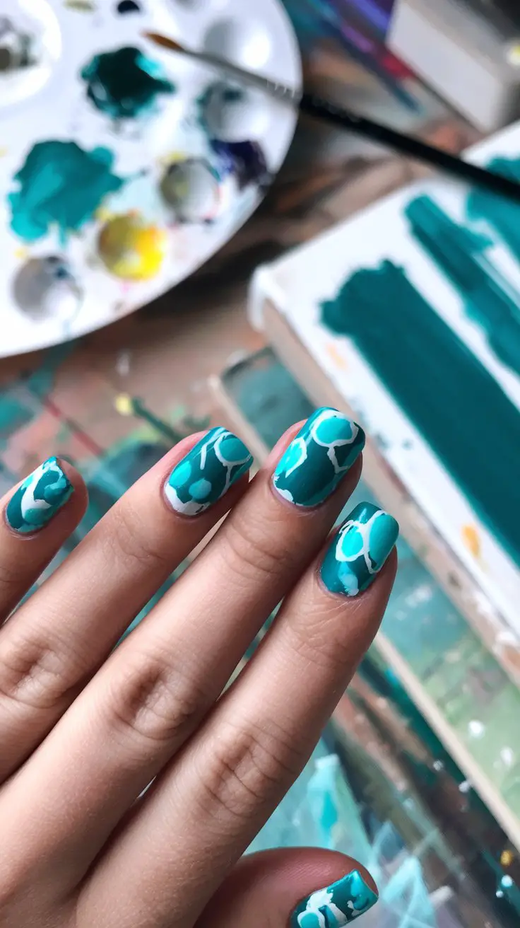 Turquoise Abstract Art Design (That’s Pure Creative Expression)