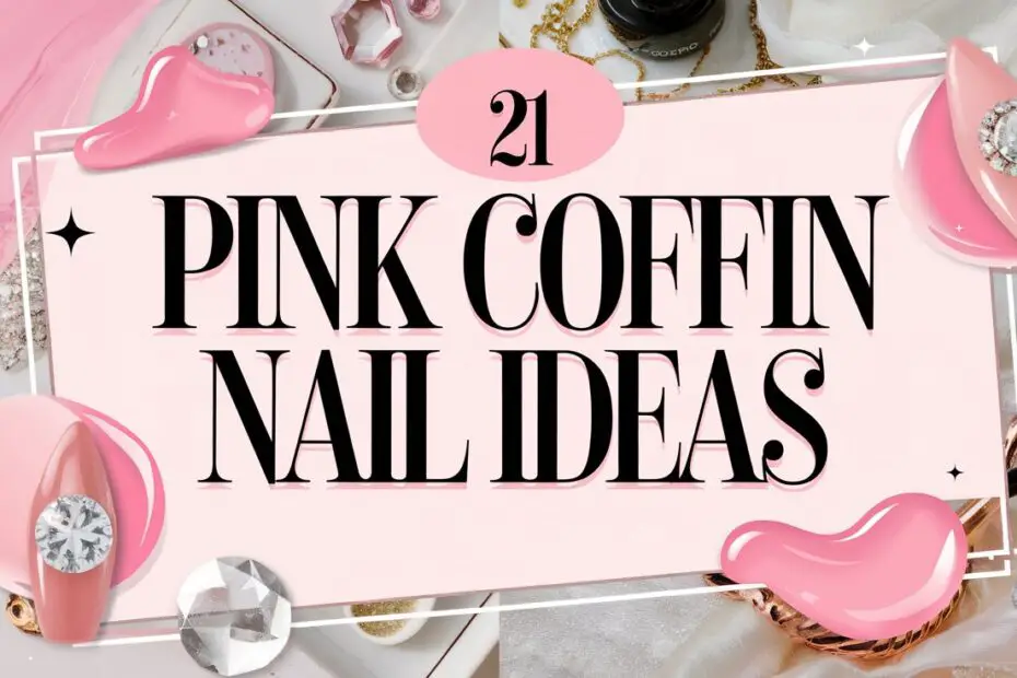 Pink Coffin Nail Ideas