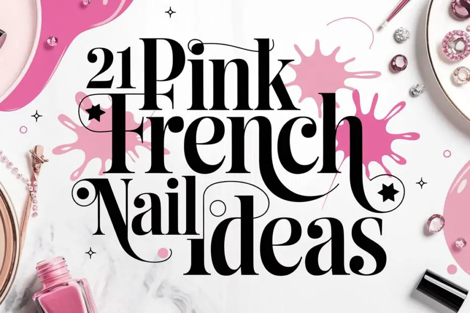 Pink French Nail Ideas