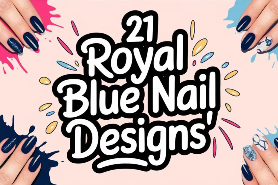 Royal Blue Nail Designs