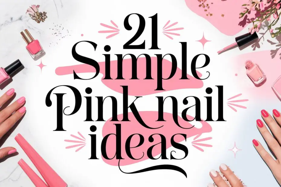 Simple Pink Nail Designs