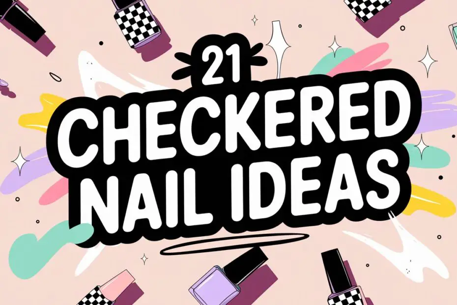 Checkered Nails