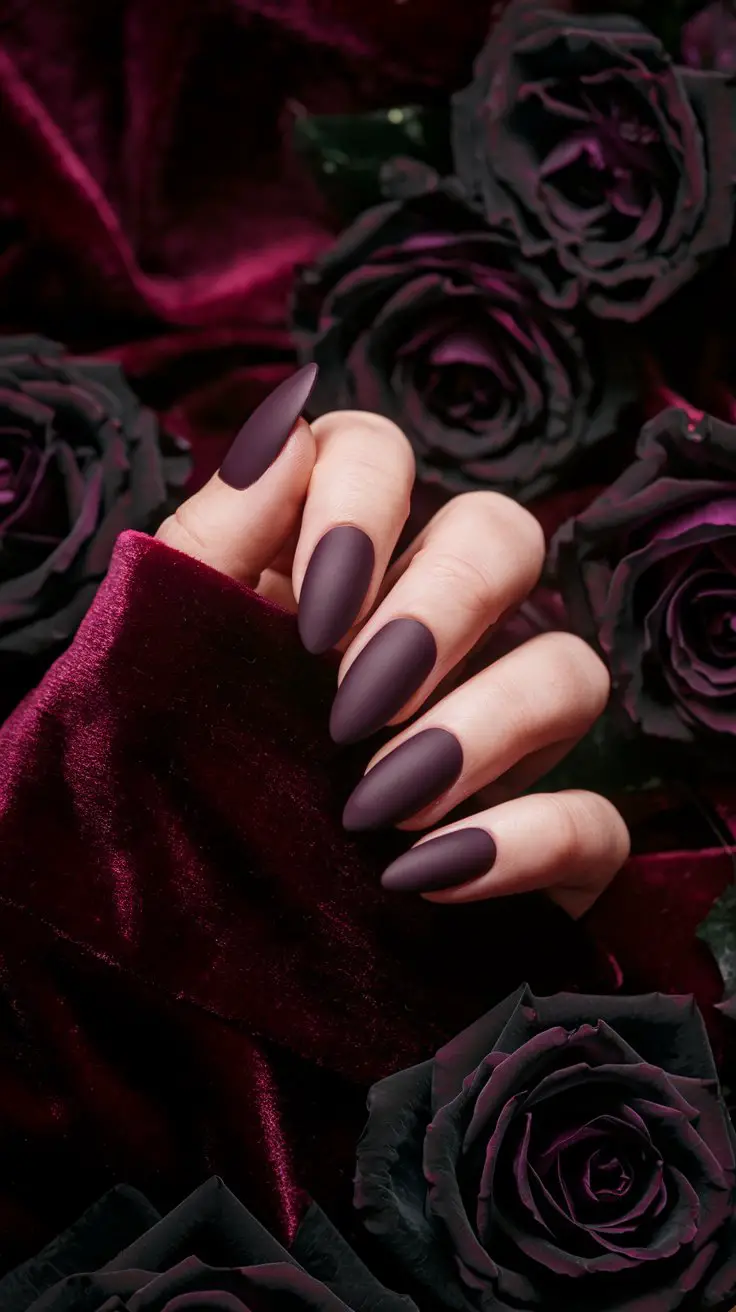 Velvet Matte Deep Purple (That Looks Like Expensive Wine and Feels Even Better)