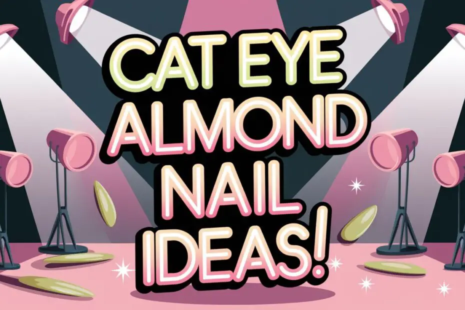 Cat Eye Almond Nails