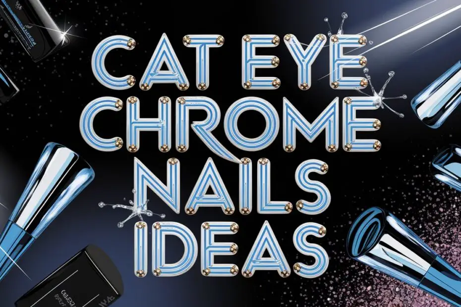Cat Eye Chrome Nails Ideas