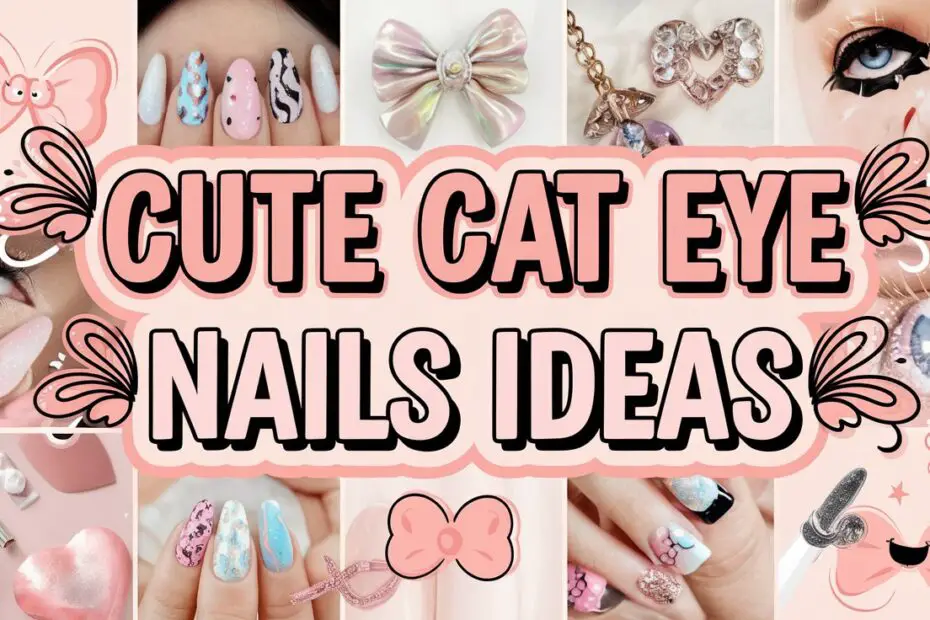 Cute Cat Eye Nails