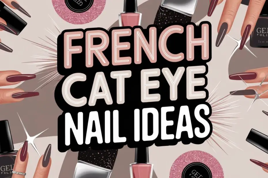 French Cat Eye Nails