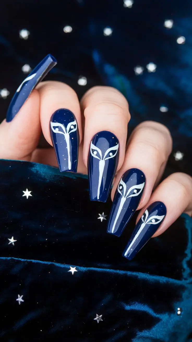 Midnight Blue Cat Eye (That Looks Like the Night Sky Had a Glow-Up)