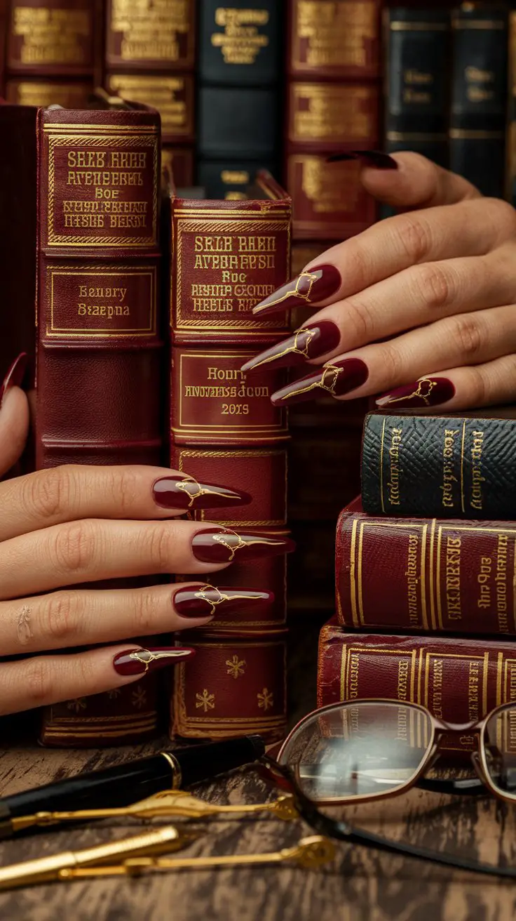 Oxblood Cat Eye (That’s Dark Academia Goals)