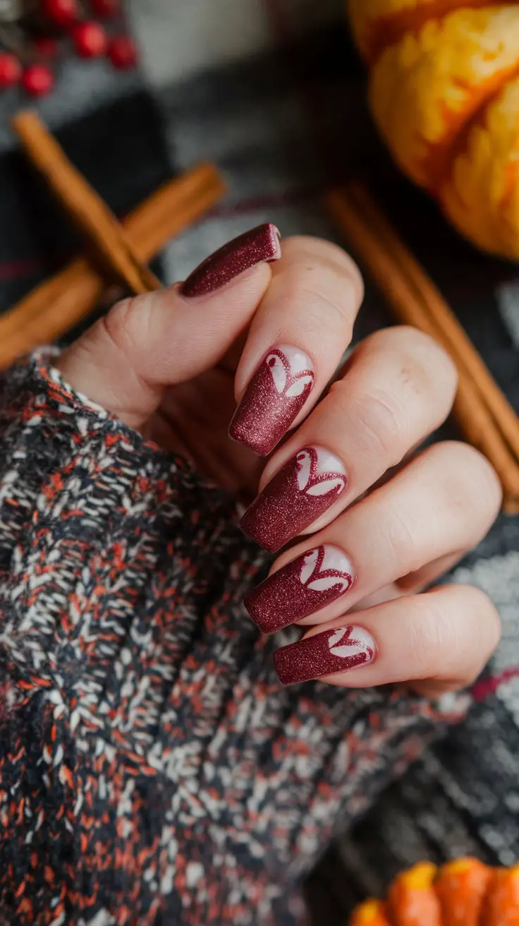 Textured Maroon Cat Eye (For When Flat Is Just Too Basic)