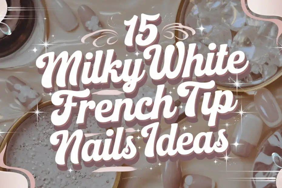 Milky White French Tip Nails