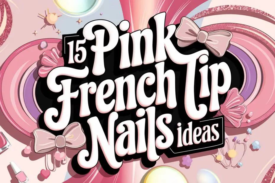 Pink French Tip Nails Ideas