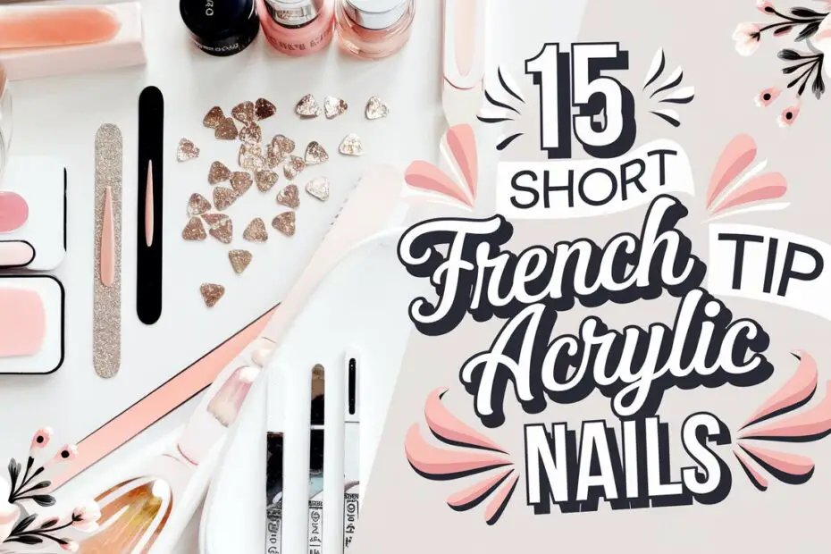 Short French Tip Acrylic Nails