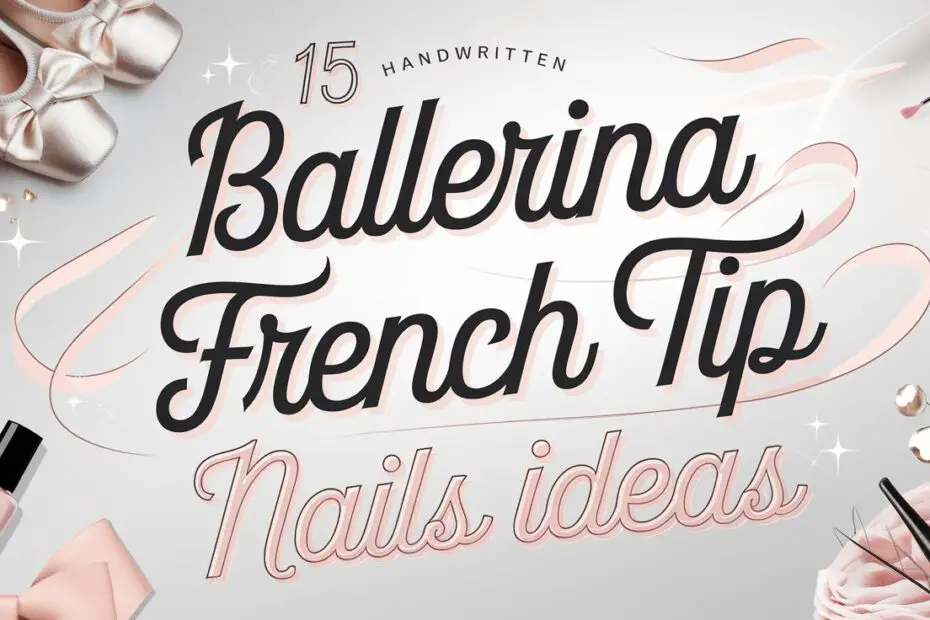 Ballerina French Tip Nails Ideas