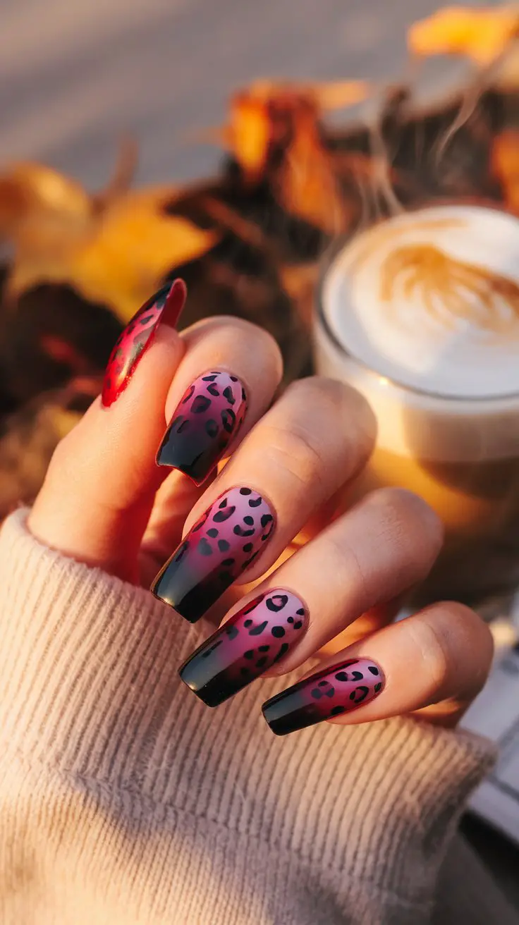 Burgundy Leopard Ombré (That Whispers “I’m Expensive”)